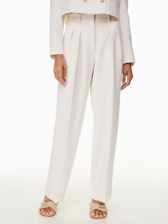 Wilfred Pants - Wilfred Off-White Pleated Wide-Leg Trousers